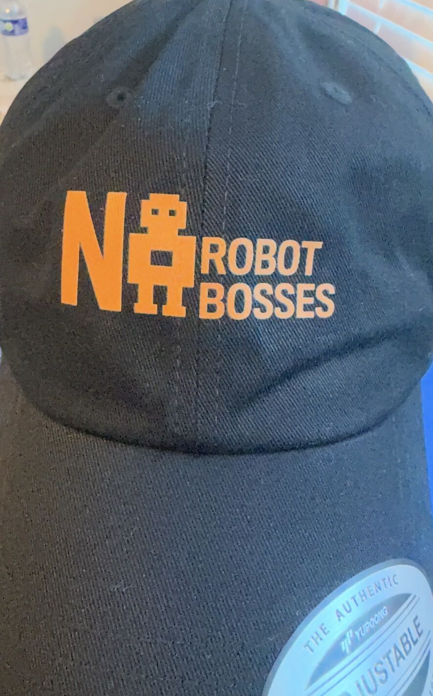 No Robot Bosses Yellow Logo Dad Hat