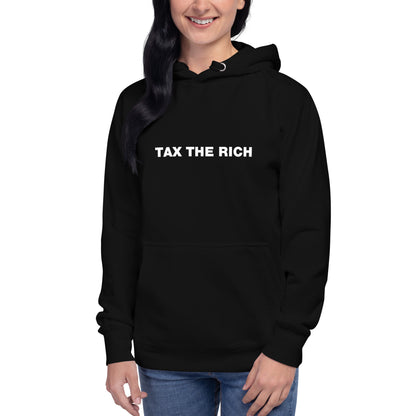 Tax the Rich Text Unisex Hoodie
