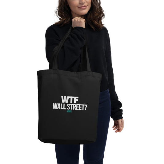 "WTF Wall Street?" tote-ally New York bag