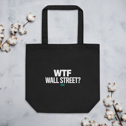 "WTF Wall Street?" tote-ally New York bag